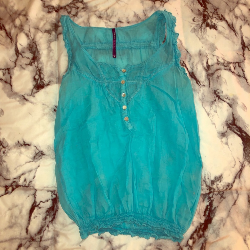 Turquoise Top
